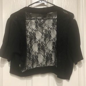 Cropped Lace Shrug
